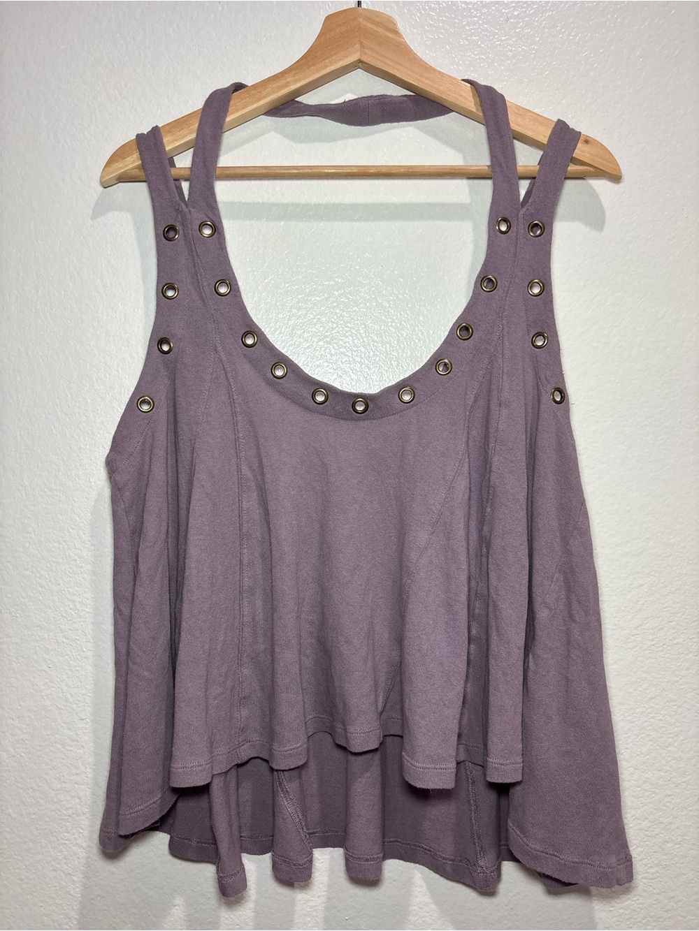 free people cleo grommet tank size small NWT